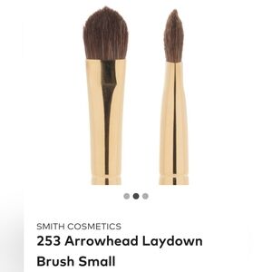 Smith Cosmetics #253 Arrowhead Laydown Eyeshadow Brush (Small)